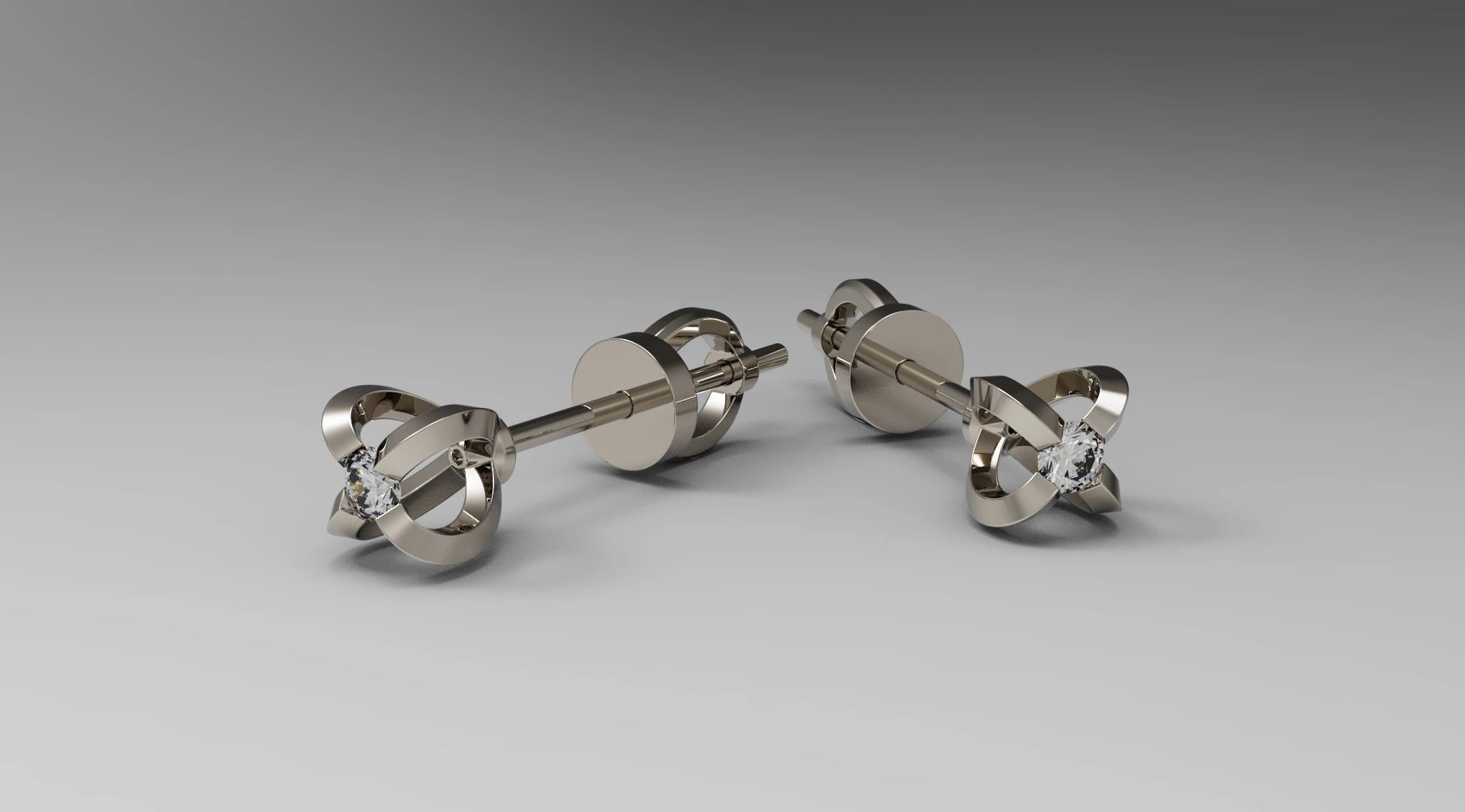 イヤリング 3Dプリントモデル .c4d .max .obj .3ds .fbx .stl .blend 