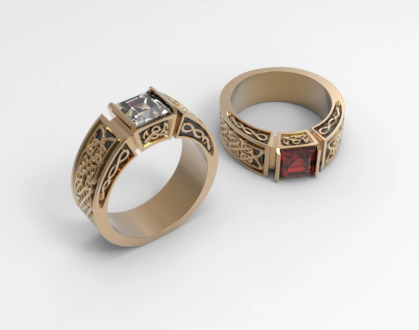 Ring 3D Print Model .c4d .max .obj .3ds .fbx .stl .blend 