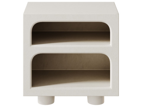 Bodhi Textured Bedside By Impulse Imports Modèle 3D