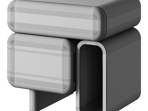 Violeta Modern Bedside Table By DC Concept Modello 3D
