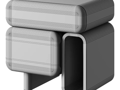 Violeta Modern Bedside Table By DC Concept 3D Model