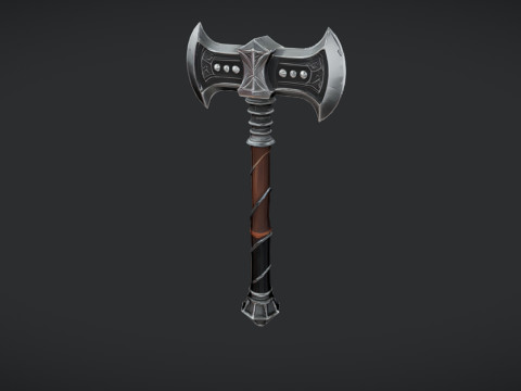Decorative battle axe 3Dモデル