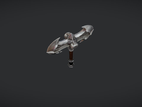 Decorative double-headed axe 3D-Modell