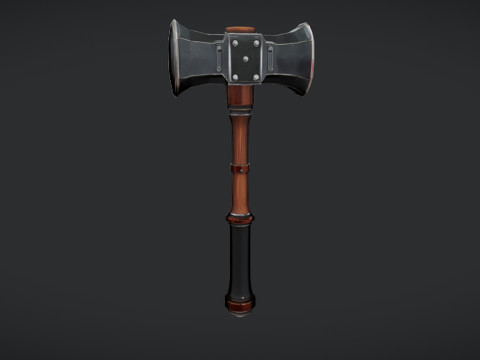 Double-headed hammer 3D Model