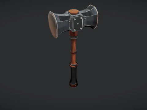 Double-headed hammer 3D Model