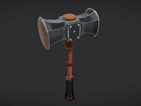Double-headed hammer 3D Model