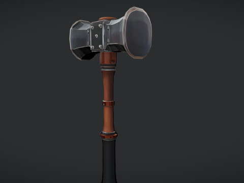 Double-headed hammer 3D मॉडल