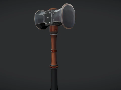 Double-headed hammer 3D Model