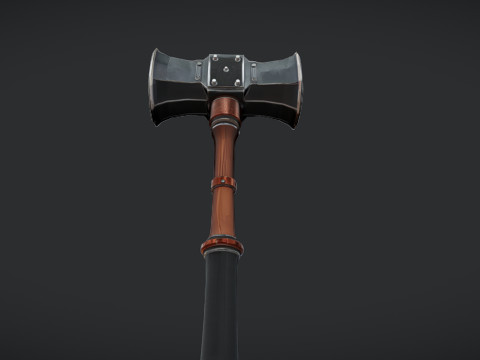 Double-headed hammer 3D मॉडल
