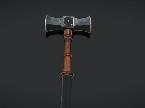 Double-headed hammer 3D Model