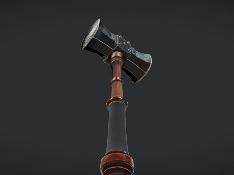 Double-headed hammer 3D मॉडल