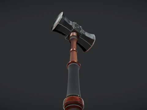 Double-headed hammer 3D Model