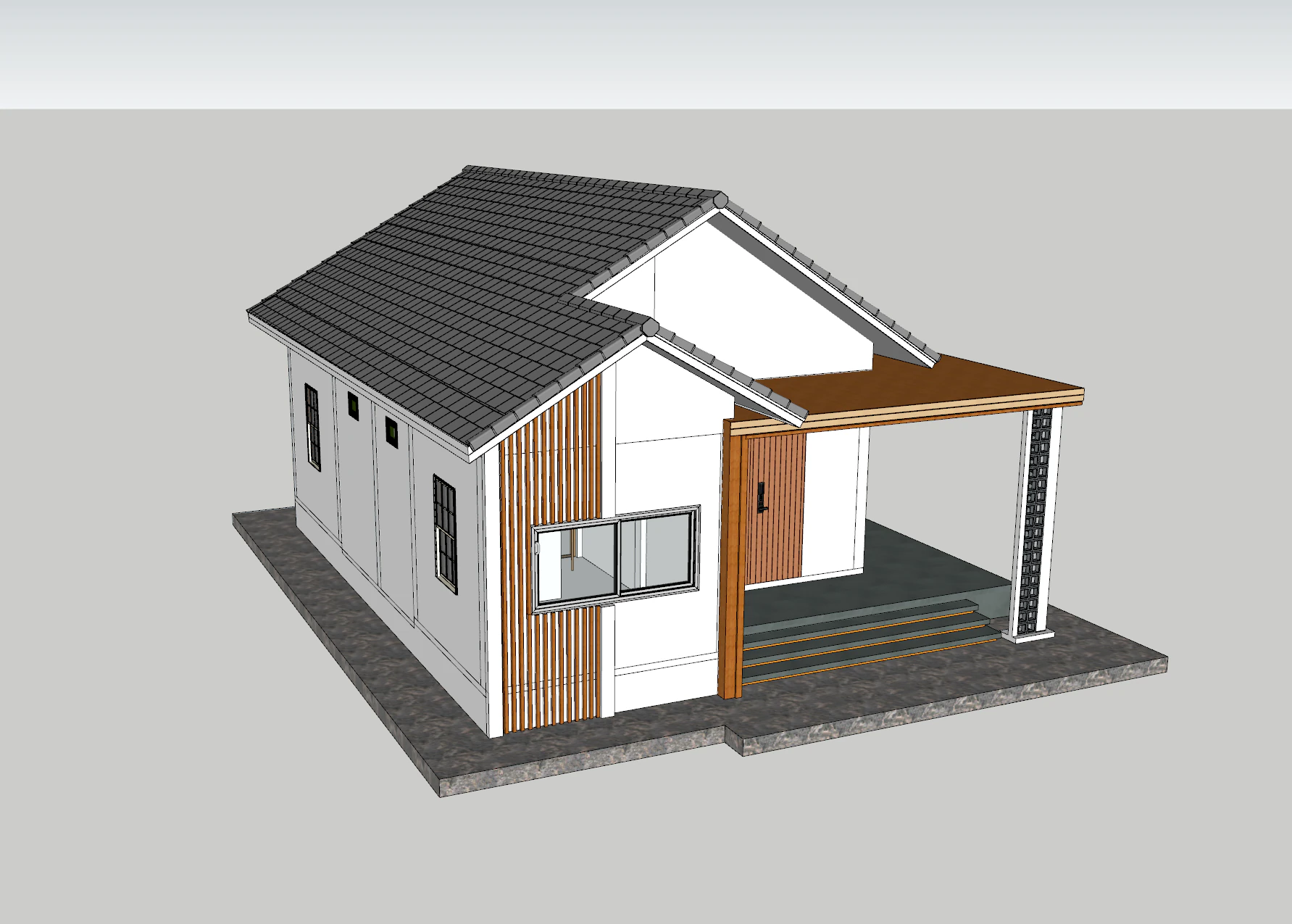 Home 02 3D Model .c4d .max .obj .3ds .fbx .stl .blend 