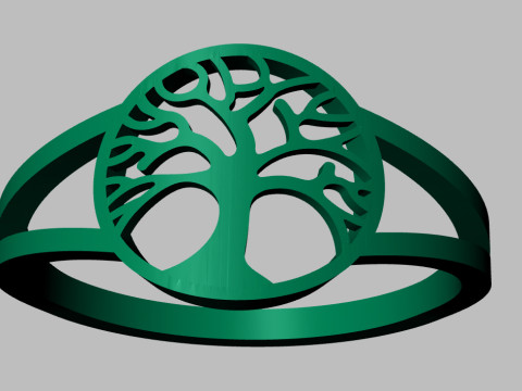 Tree ring 3Dモデル