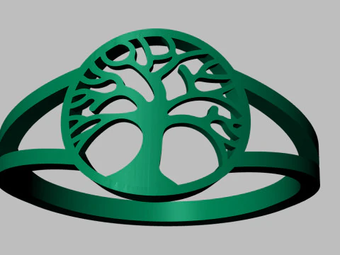 Tree ring 3D Model