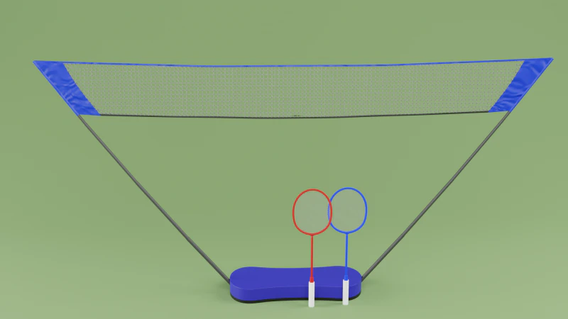 ミニバドミントン 無料 3Dモデル .c4d .max .obj .3ds .fbx .stl .blend