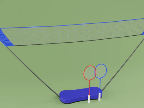 ミニバドミントン 無料 3Dモデル