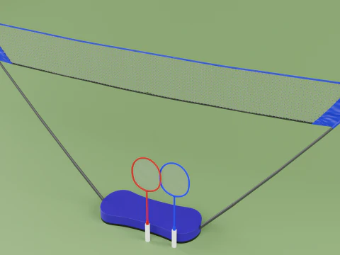 ミニバドミントン 無料 3Dモデル