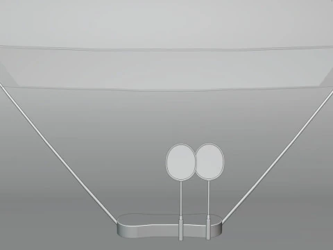 ミニバドミントン 無料 3Dモデル