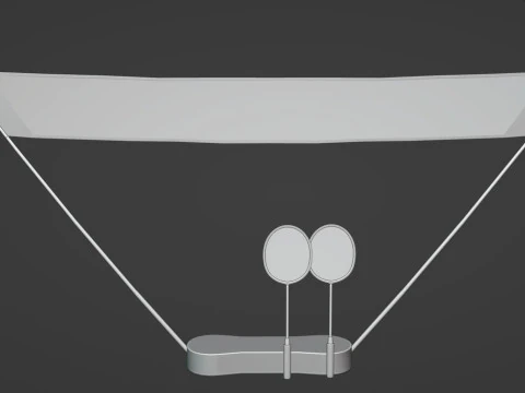 ミニバドミントン 無料 3Dモデル
