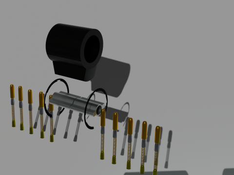 Secyrity lock for the door Modello 3D