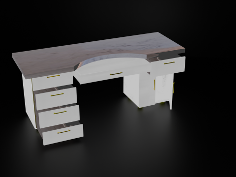 Tablewoodcloset 3D मॉडल