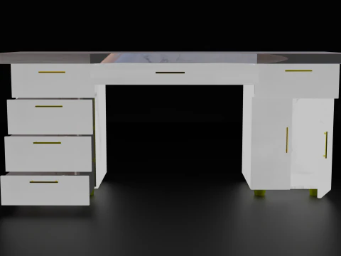 Tablewoodcloset 3D Model