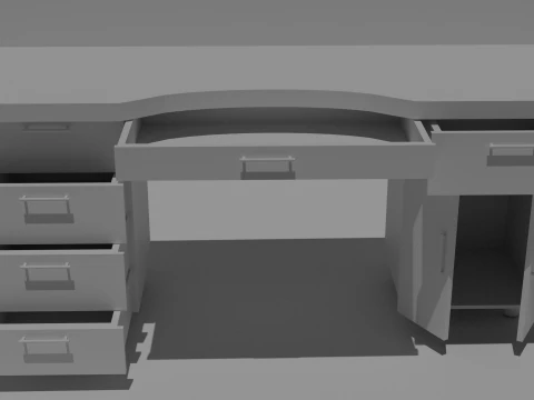 Tablewoodcloset 3D Model