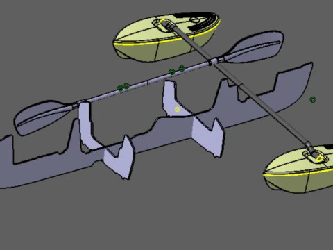 Modern Kayak Design - 3D CAD Model Ready for Production 3D Model