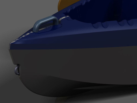 Modern Kayak Design - 3D CAD Model Ready for Production Modelo 3D