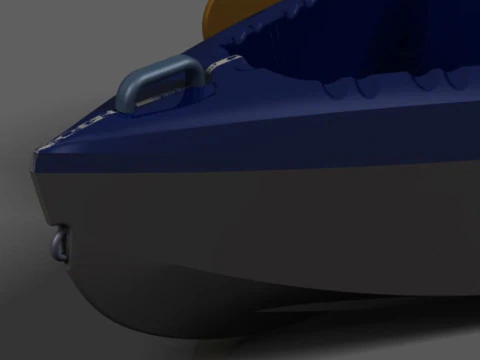 Modern Kayak Design - 3D CAD Model Ready for Production 3D Model