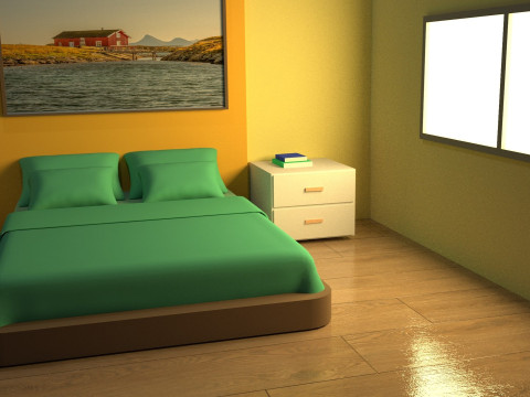 Pack with 6 separate isometric environments 3Dモデル