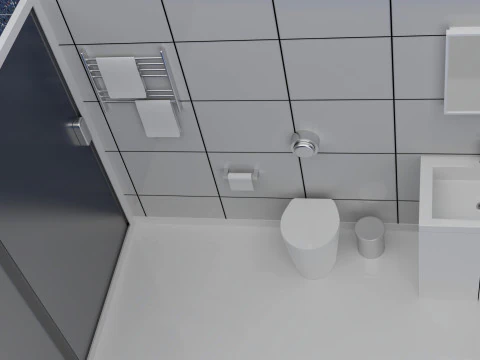 Pack with 6 separate isometric environments 3D Model