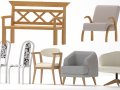 Chairs Collection 3D Модель