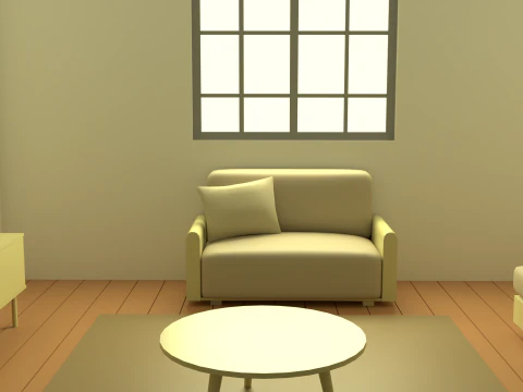 Living Room 3d Isometric 3D Model