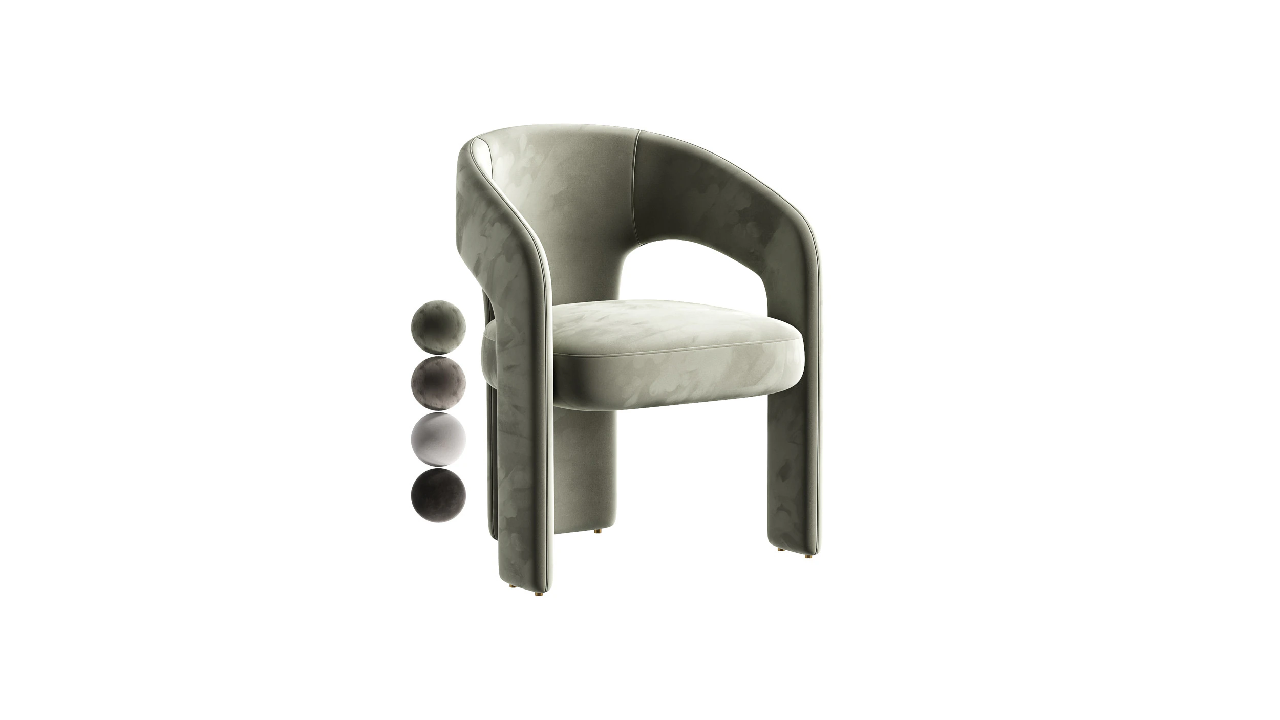 Prato ogogo chair 3D Model .c4d .max .obj .3ds .fbx .stl .blend 