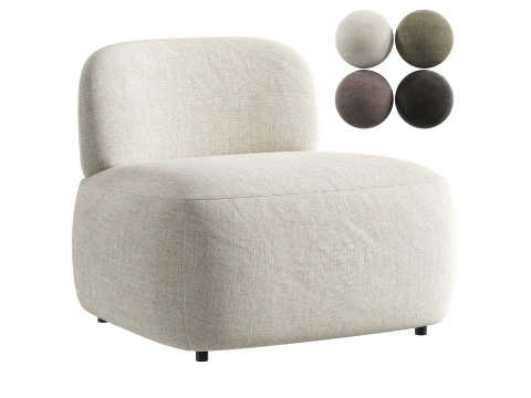 Sill&oacute;n Nelvi Modelo 3D