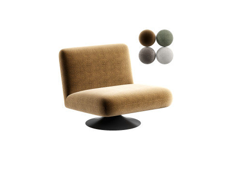 Swivel Accent Chair 3D Model