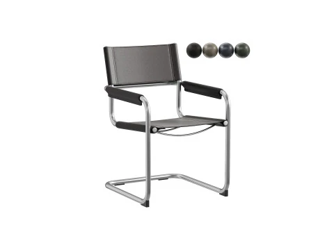 Silla Bauhaus ST44rar Modelo 3D