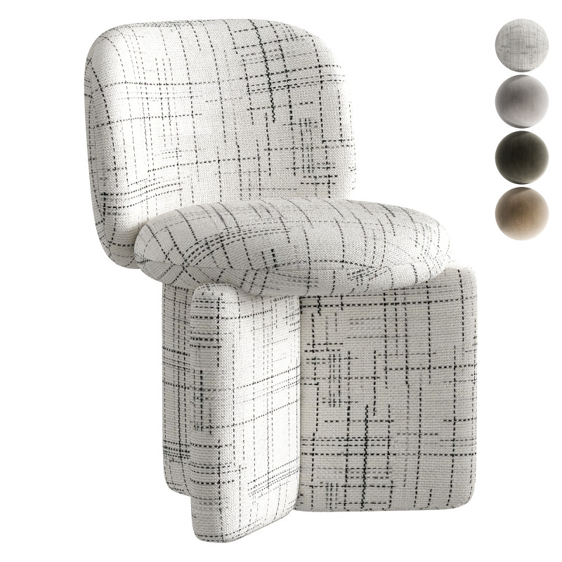 Krzesło Kesse Model 3D .c4d .max .obj .3ds .fbx .stl .blend 