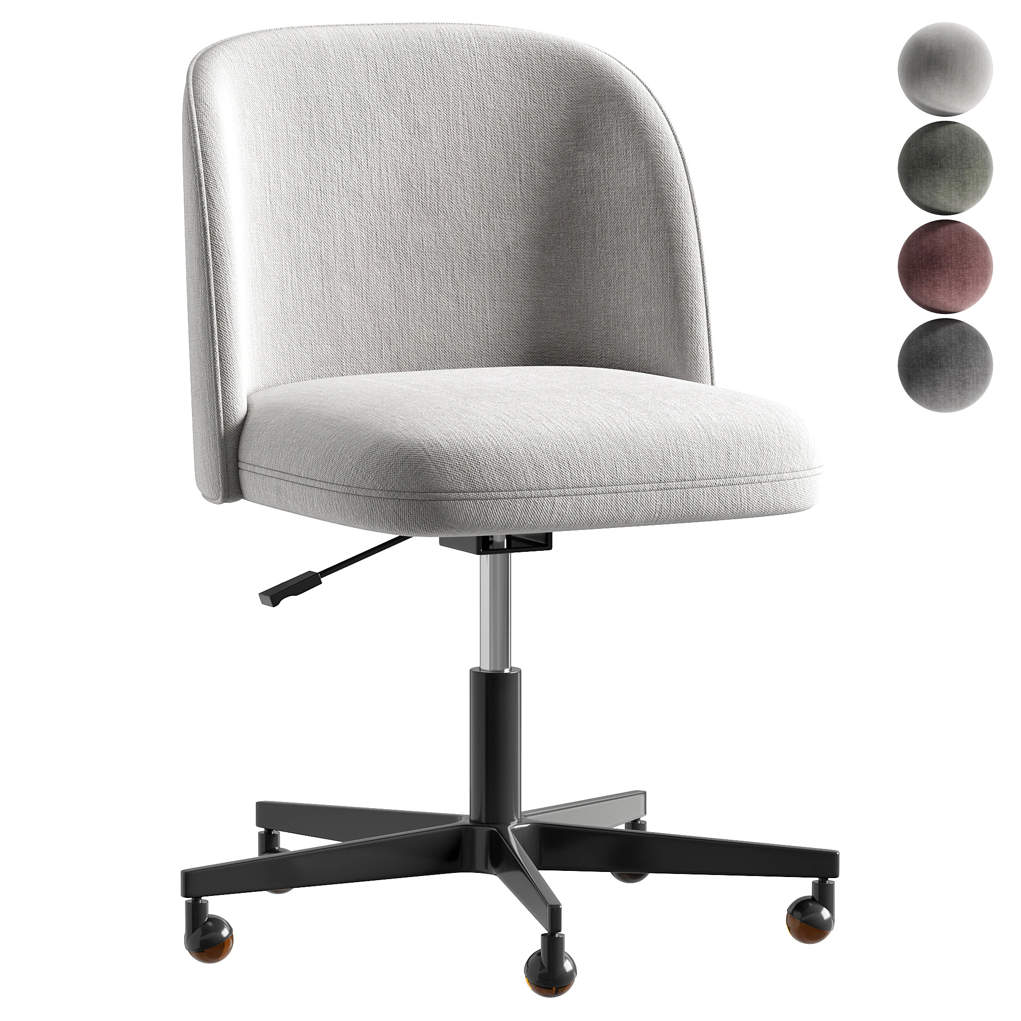 Alessa chair 3D Model .c4d .max .obj .3ds .fbx .stl .blend 