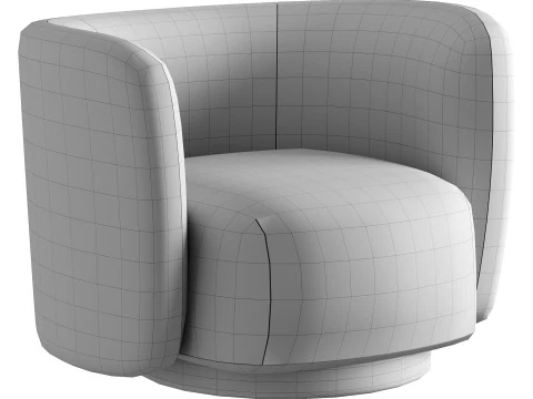 Lucca Armchair 3D Model