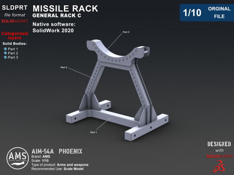 AIM-54A Phoenix - Orginal File Modèle 3D