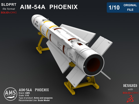 AIM-54A Phoenix - Orginal File Modèle 3D