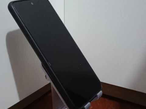 Foldable hinged and extendable cell phone holder 3D Print Model