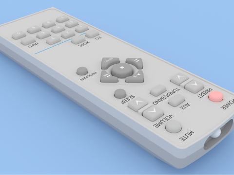 Remote controller 3D Model
