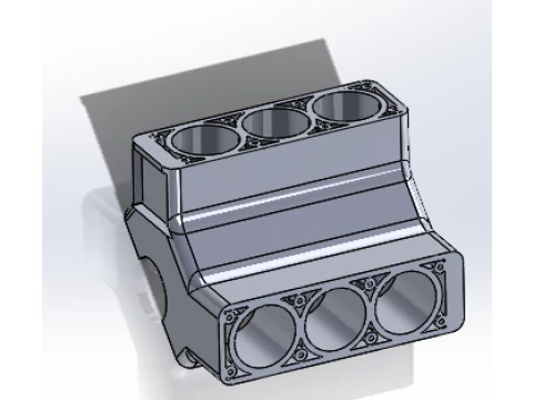 V6 engine model 3D Print Model