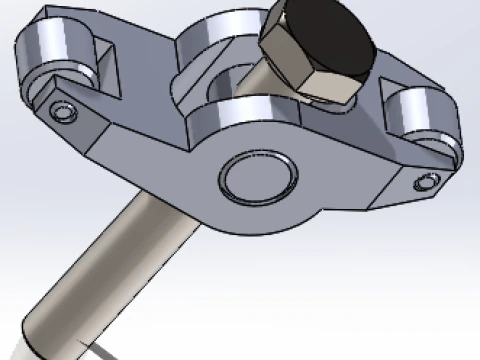V6 engine model 3D Print Model