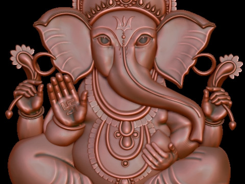 Ganesha ji for cnc 3Dプリントモデル