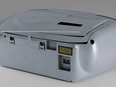 Sony CFD-V31L Cd Radio Cassette-Corder Vintage Condition 3D Model